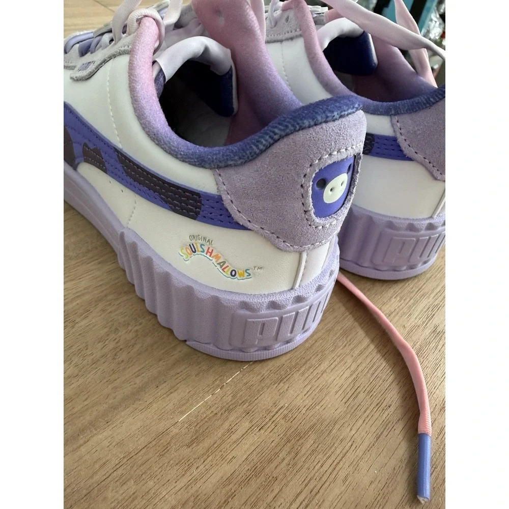 Puma x Squishmallows Carina 2.0 Platform Sneakers Purple Cow Womens Size 6.5 New